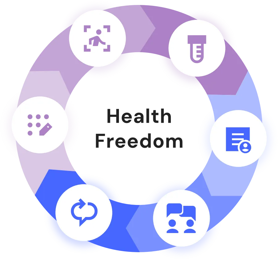 Health freedom illustration